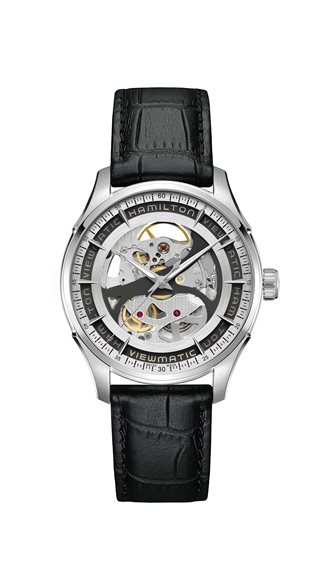 Orologio Hamilton Uomo Jazzmaster Skeleton in Acciaio H42555751 - H42555751